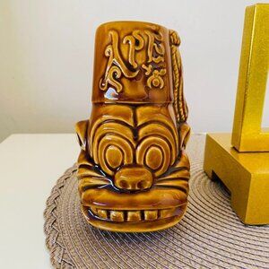2004 TIKI FARM Fez APE Monkey Tiki Mug S.F. CA Crazy Al Evans